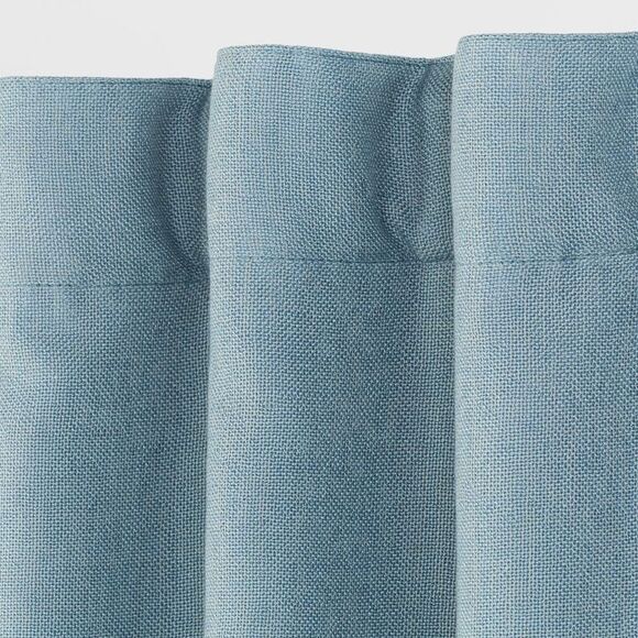 Threshold - 1pc 50"x84" Blackout Aruba Window Curtain Panel Bl Blue - Picture 2 of 3